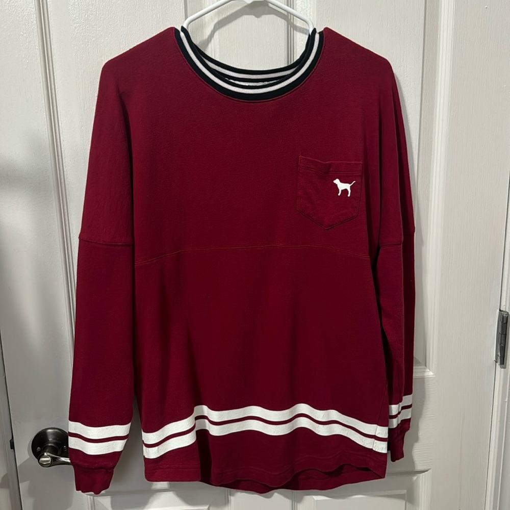 Oversized PINK lightweight sweatshirt